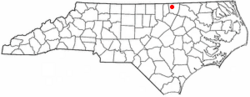 Location of Norlina, North Carolina