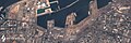 The Port of Beirut as seen from Sentinel-2 after the August 4, 2020 explosion that decimated much of Beirut, Lebanon
