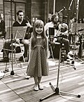 Talbot at the Olympic Studios during the recording of Over the Rainbow