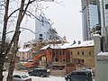 Old wooden houses of Maakri in 2006, majority of them have been demolished
