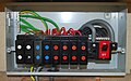 1970s MEM rewirable fuse box (open)