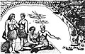 Tongans as depicted by Isaack Gilsemans during Abel Tasman's trip to Tongatapu in 1642–43