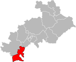 Location of Laragne-Montéglin