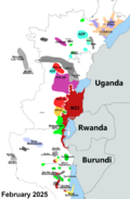 DR Congo (in East) (Kivu conflict)