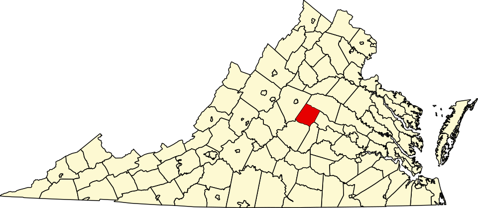 File:Map of Virginia highlighting Fluvanna County.svg