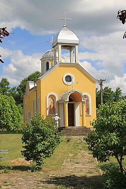 Church of the Holy Apostles Peter and Paul in the village of Grab, Lučani, Serbia.