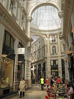 De Passage is the oldest surviving shopping arcade in the Netherlands.