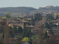 A general view of Pouilly-le-Monial