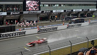 View from the main grandstand