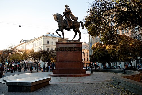 Daniel of Galicia monument in Lviv
