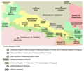 Slavonian Military Frontier, Slavonia, Serbia and Banat of Temeswar (1751)