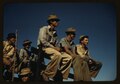 "Sugar cane workers resting at the noon hour," Rio Piedras, Puerto Rico. 1941.