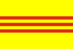 Flag of the former Republic of Vietnam (South Vietnam), 1946–1975