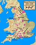 Image 83Location of Inglewood Forest, stretching from Carlisle to Penrith; it was the most northerly of the Royal forests (from History of Cumbria)