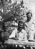 Salaj (center, sitting), Filipović (far right, standing)