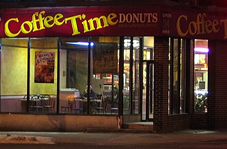 A Coffee Time restaurant in Bloordale Village, Toronto