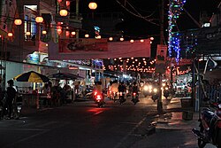 Night streetview of Selat Panjang