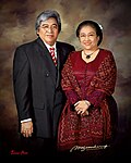 President Megawati Sukarnoputri and First Gentleman Taufiq Kiemas