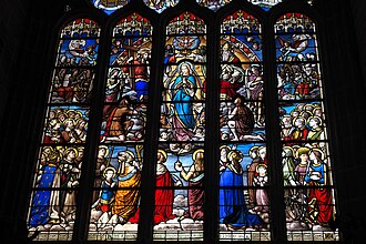 Coronation of the Virgin (axis bay)