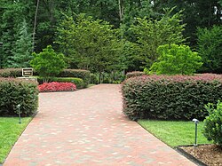 Appreciation Walkway at the Billy Graham Library leads to the graves of Billy Graham & Ruth Bell Graham