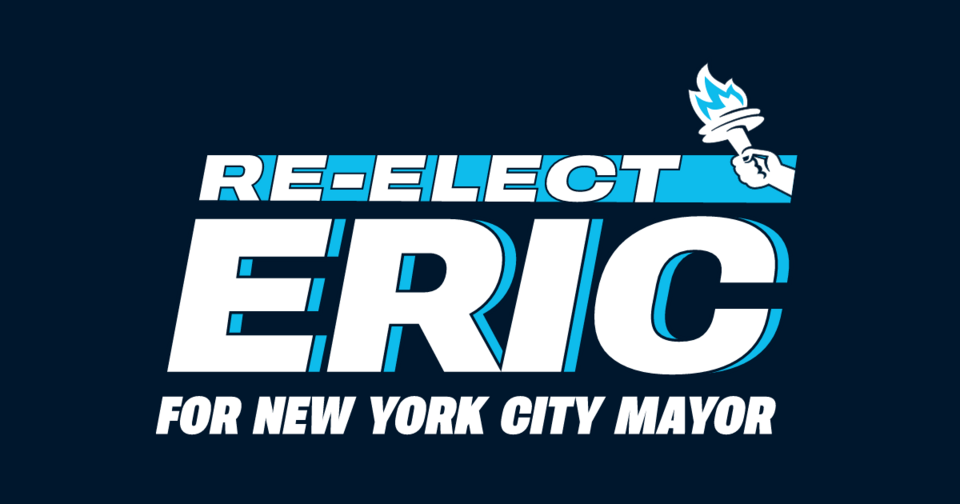 File:Eric Adams 2025 re-election logo.png