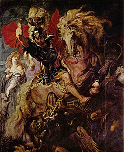 St. George and the Dragon by Rubens