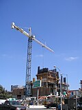 The crane from the south.