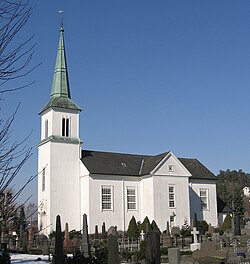 View of Hisøy Church in His