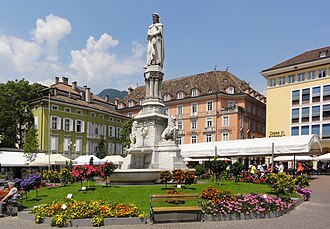 Statue of Walther von der Vogelweide