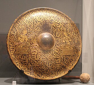 Gong in gilt bronze, Thailand,  1800–1850