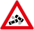 Traffic accident - Croatian road sign