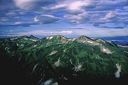 from Mount Washiba