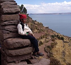 An indigenous boy from Peru.
