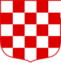 Early coat of arms of the Republic of Croatia (1990)