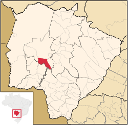 Location in Mato Grosso do Sul  state