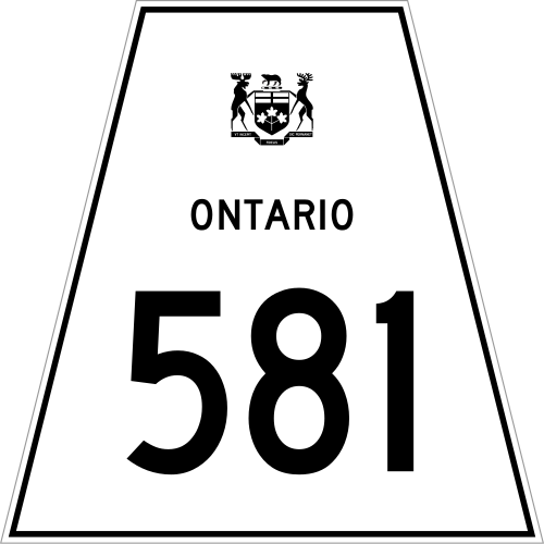 File:Ontario Highway 581.svg
