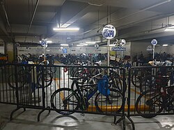 Bicycle parking at Mega Fashion Hall