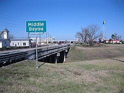 North end of FM 2759 near the I-69/US 59 overpass