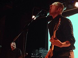 B. C. Green and Justin Broadrick performing as Godflesh