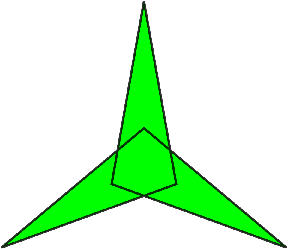 File:Intersecting isotoxal hexagon.svg