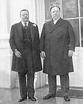 1909 to 1913 (from left):T. RooseveltTaft