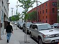 Street level in the Artist District, Los Angeles