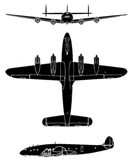 File:Lockheed Model 749A Constellation silhouette.jpg