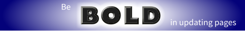 File:Be BOLD in updating pages.svg