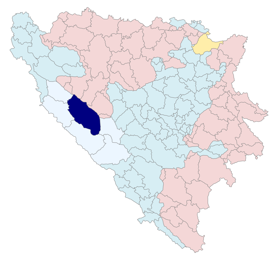 File:BiH municipality location Glamoč.svg