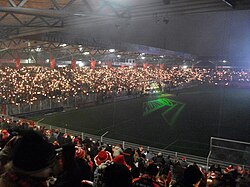Weihnachtssingen (Christmas carols singing) in 2010