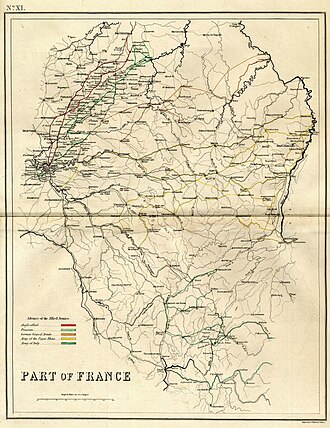 Part of France engraved by J. Kirkwood