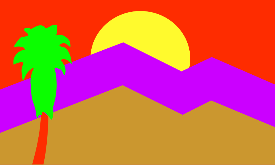 File:Palm Springs Flag SVG.svg