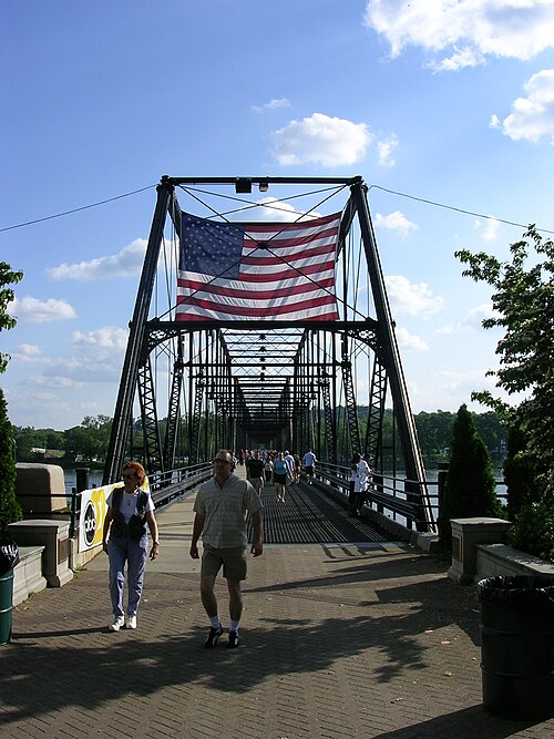 File:Walnut Street Bridge pedestrians.JPG