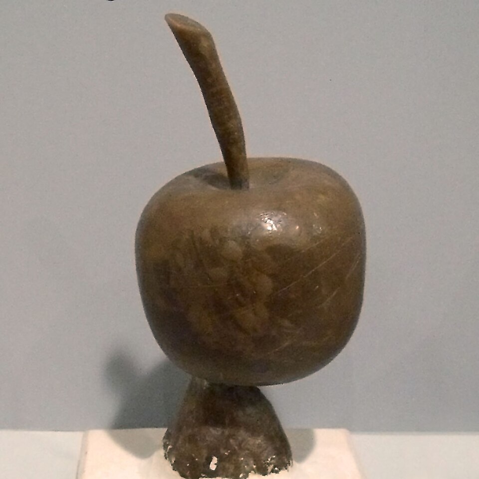 File:Lost Wax-Model of apple in wax.jpg